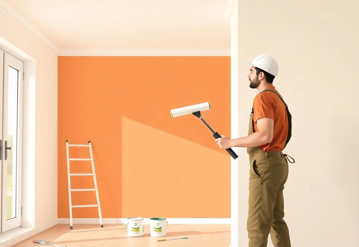 Peintre Talant 21240 en intervention sur un chantier