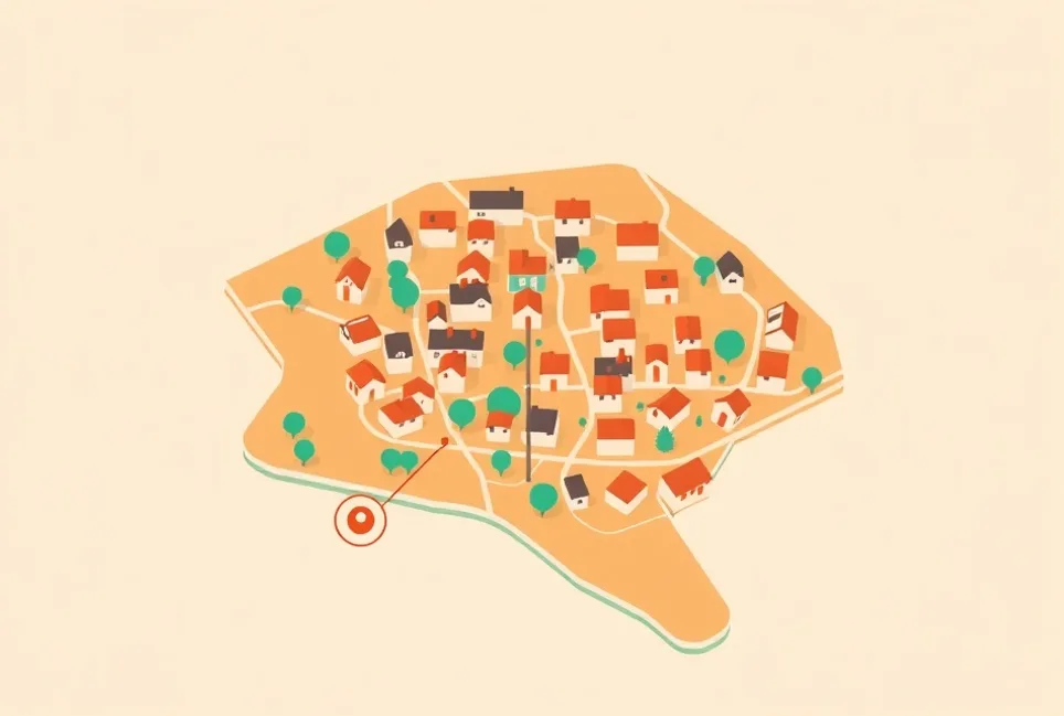 Carte du secteur d'intervention autour de Talant (21240)